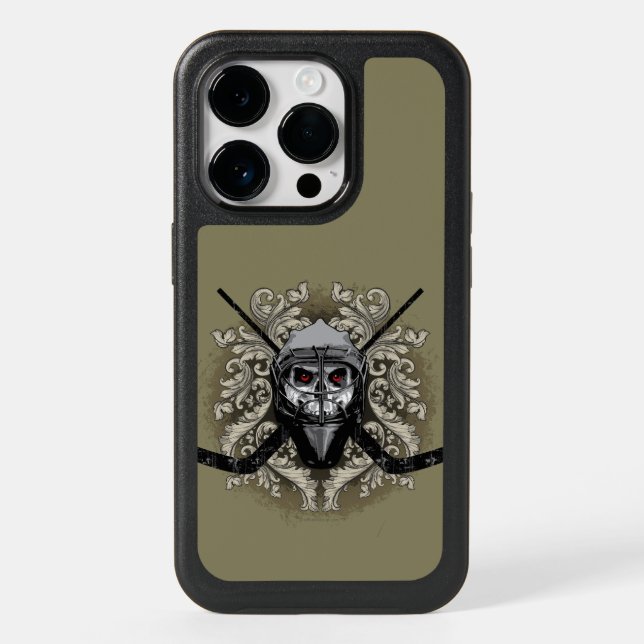 Hellish Hockey Goalie OtterBox iPhone Case (Back)