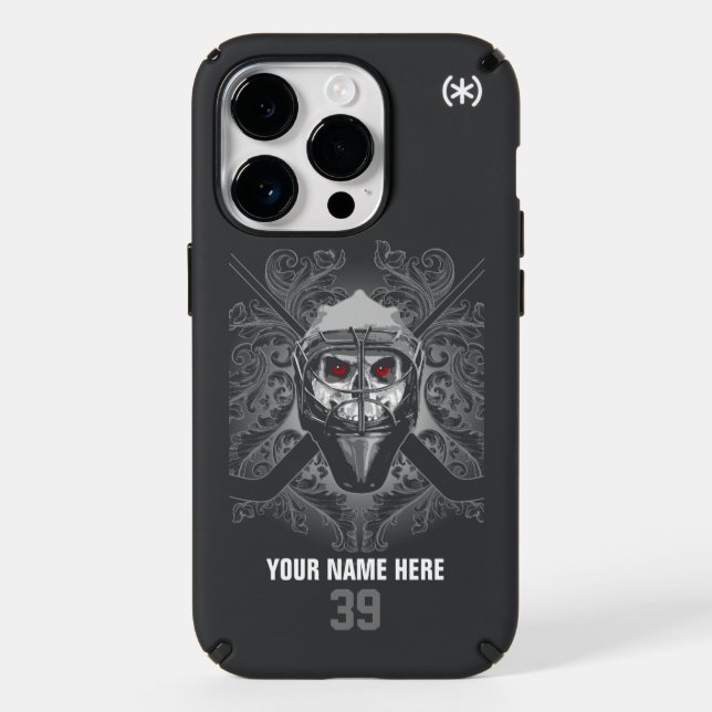 Hellish Hockey Goalie Speck iPhone Case (Front)