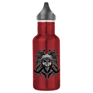 Hellish Hockey Goalie Stainless Steel Water Bottle