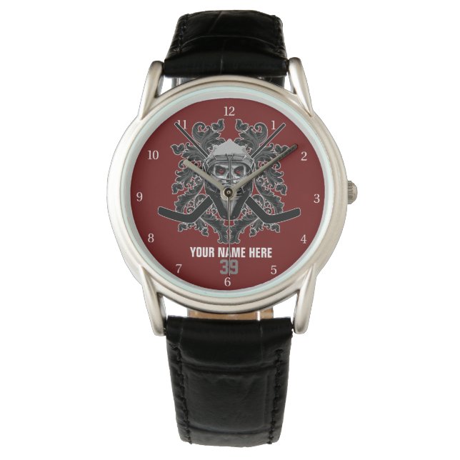 Hellish Hockey Goalie Watch (Front)