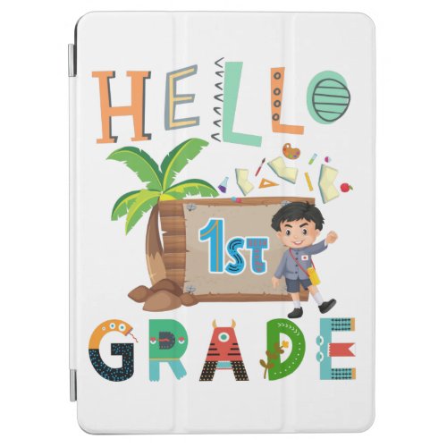 Hello 1st Grade First Day Of School Team  iPad Air Cover