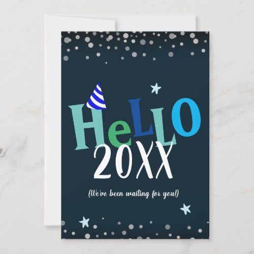 Hello 2021 Funny New Years Holiday Card