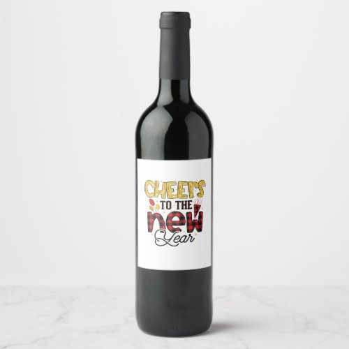 Hello 2022 Cheers To The New Year Wine Label