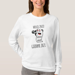 Hello 2022 Goodbye 2021 toilet paper T-Shirt
