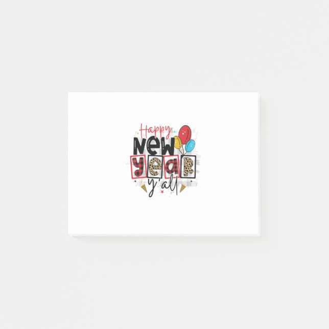 Hello 2022 Happy New Year All Post-it Notes (Front)