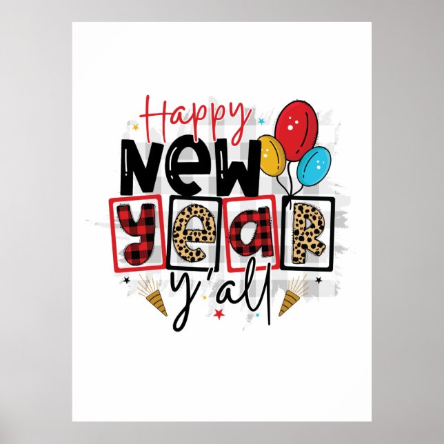 Hello 2022 Happy New Year All Poster (Front)