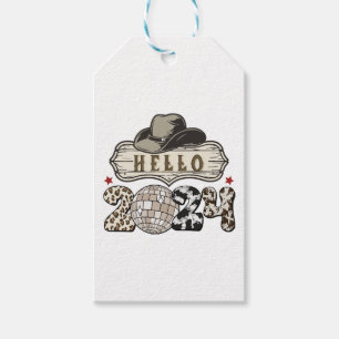 Hello 2024 Western Gift Tags