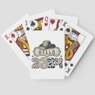 Hello 2024 Western Poker Cards