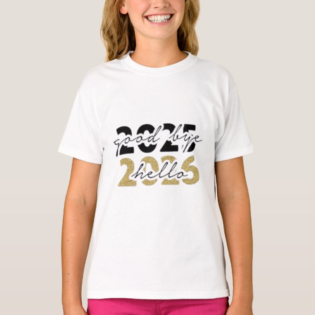 Hello 2026 Happy New Year Celebration T-Shirt (Front)