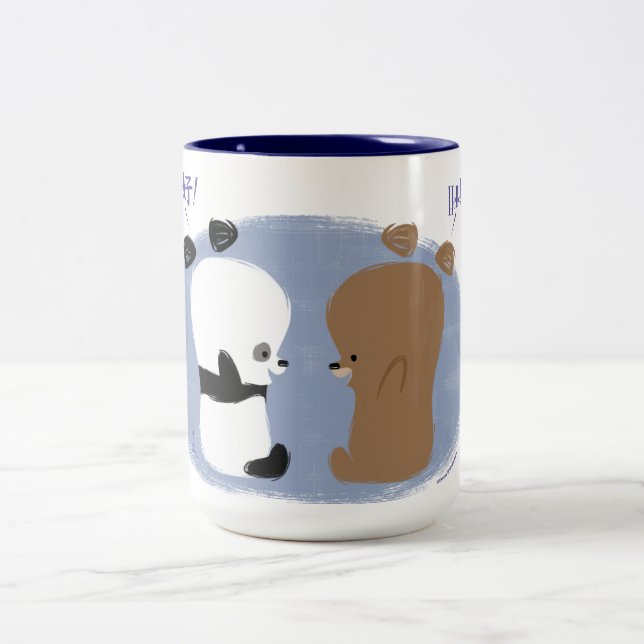 Hello! 2 Bears Mug (Center)
