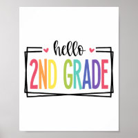 Hello 2nd Grade First Day Of School Welcome Ck To