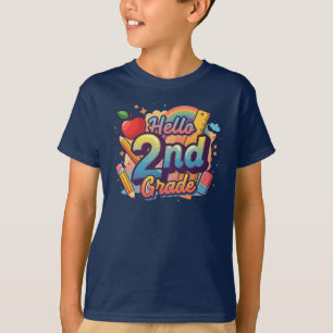 Hello 2nd Grade T-Shirt