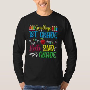 Hello 2nd Grade Teacher Student Back To School Gra T-Shirt