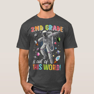 Hello 2nd grade teacher team Second grade Astronau T-Shirt