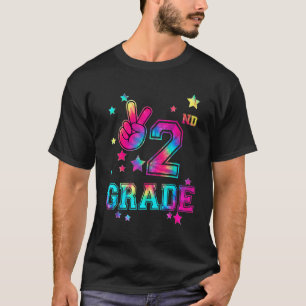 Hello 2nd Grade Tie Dye First Day Of School Back S T-Shirt