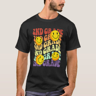 Hello 2nd Second Grade Teacher Back To School Retr T-Shirt