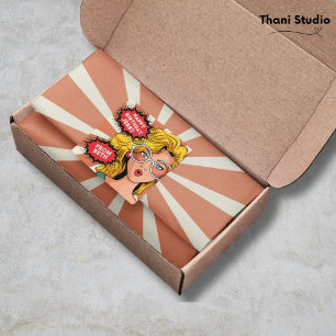 Hello 30s Woman Vintage Retro 90s Fun Birthday Square Sticker