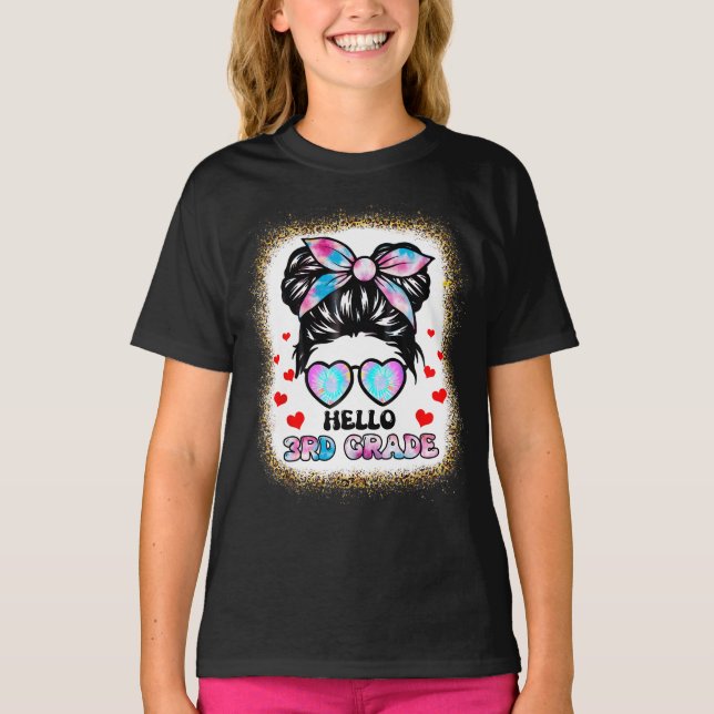 Hello 3rd Grade Back To School T-Shirt (Front)