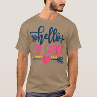 Hello 3rd Grade Teacher Kids Back to School Gift T T-Shirt