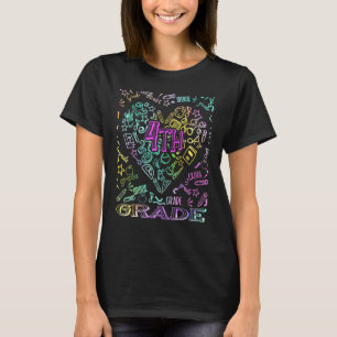 Hello 4th Fourth Grade First Day Back To School Te T-Shirt