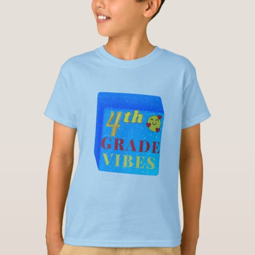 Hello 4th grade 4th grade vibes Back to school  T_Shirt