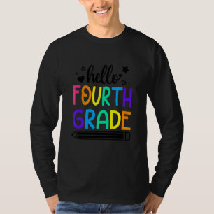 Hello 4th Grade Back To School Outfits For Girls B T-Shirt