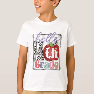Hello 4th Grade, Boy or Girl T-Shirt