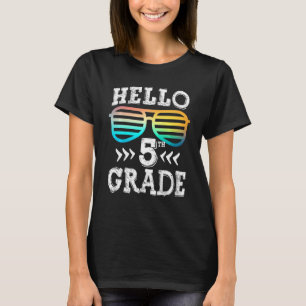 Hello 5th Grade Back To School Fifth Grade Squad S T-Shirt