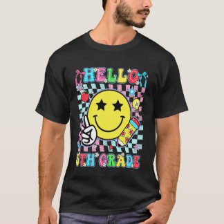 Hello 5th Grade Back To School First Day of Fifth T-Shirt
