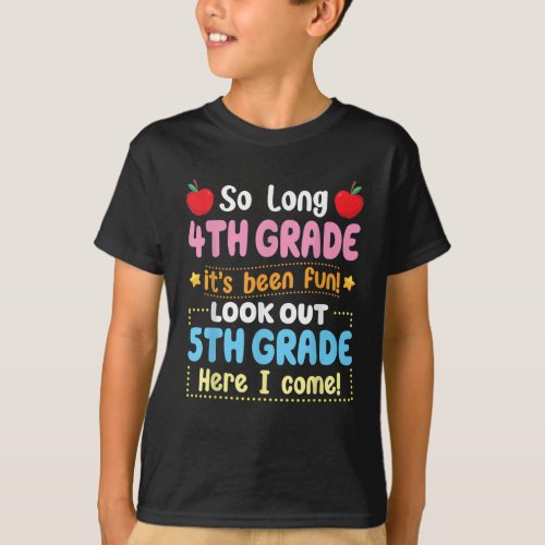 Hello 5th Grade Teacher Student Back To School  T_Shirt