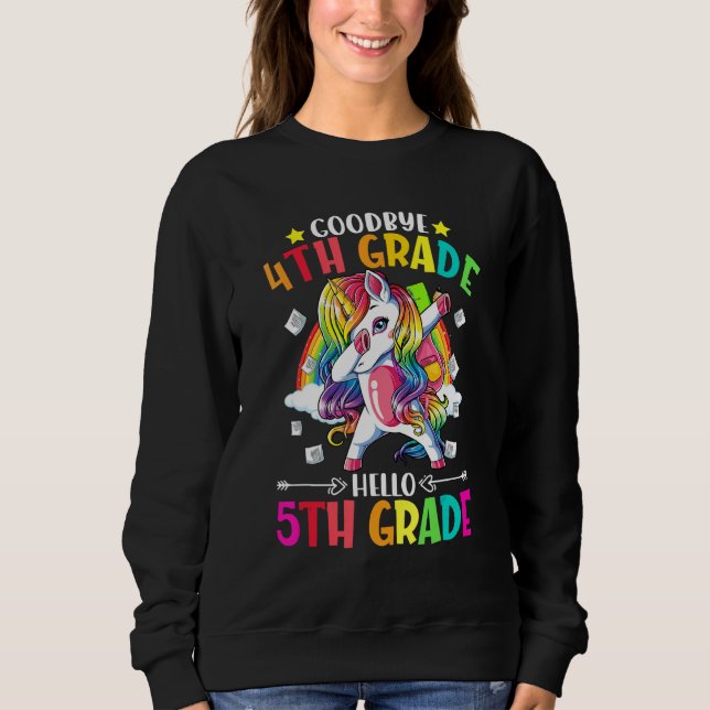 Hello 5th Grade Teacher Student Back To School Uni Sweatshirt (Front)