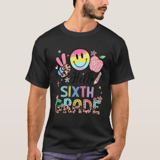 Hello 6th Grade Boy Girl Teacher Back to School 6t T-Shirt
