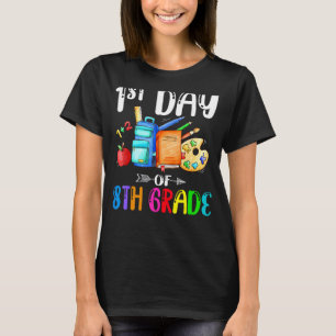 Hello 7th Grade Class 1st Day Of 7th Grade Back T T-Shirt