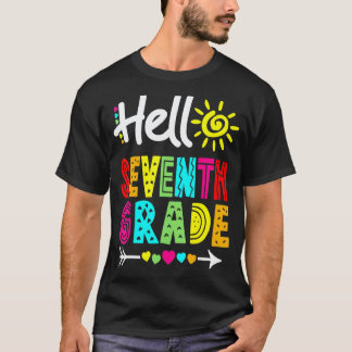 Hello 7th Seventh Grade Fun Back to School Teacher T-Shirt