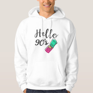 Hello 90s Cellphone Hoodie