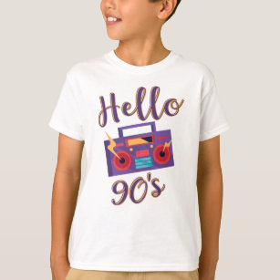 Hello 90s radio cassette recorder T-Shirt