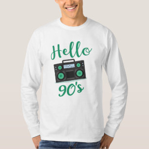Hello 90s radio cassette recorder T-Shirt