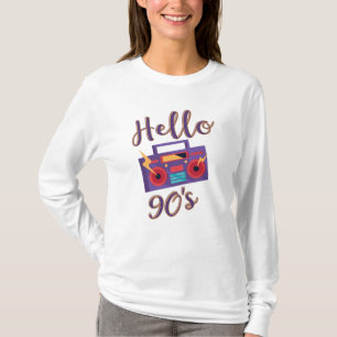 Hello 90s radio cassette recorder T-Shirt
