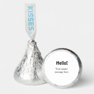 Hello add name message simple minimal business tem hershey®'s kisses®