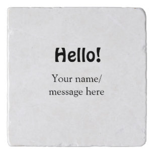 Hello add name message simple minimal business tem trivet