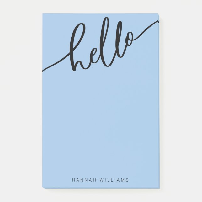 HELLO Add Your Name Notes (Front)