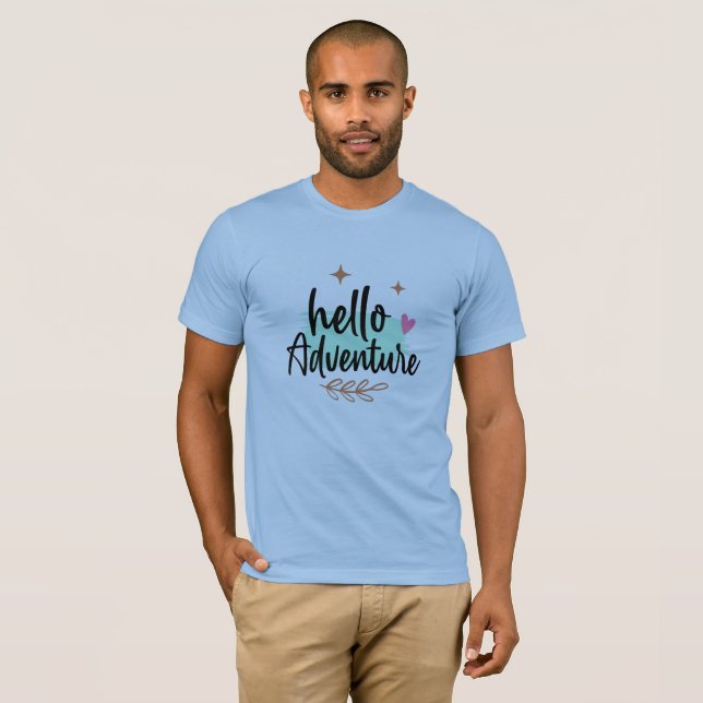 Hello Adventure Lake Life T-Shirt (Front Full)