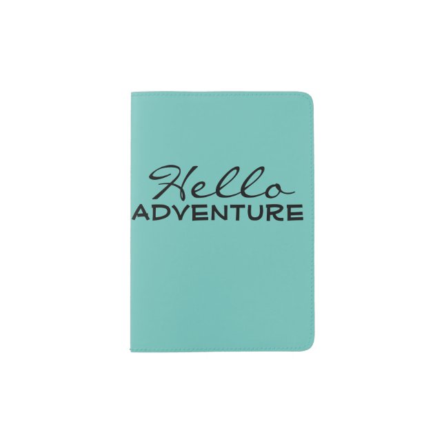 Hello Adventure Passport Holder (Front)