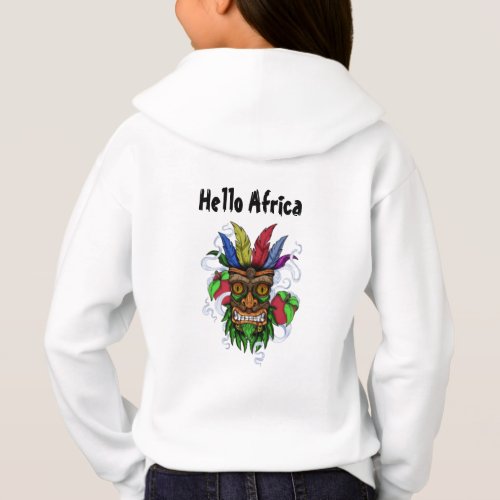 Hello Africa _ African Face Mask T_Shirt Hoodie