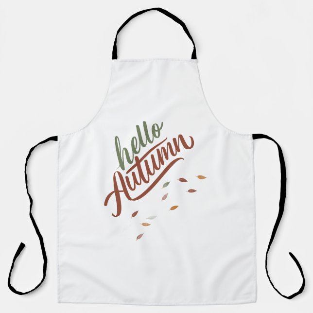 Hello autumn apron (Front)