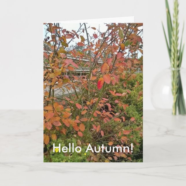 Hello Autumn Card (Front)