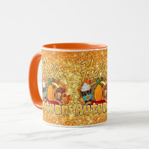 Hello Autumn Customize Color Mug