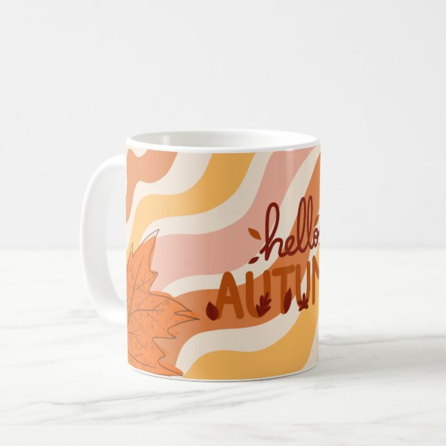 Hello Autumn Fall Mug (Front Left)