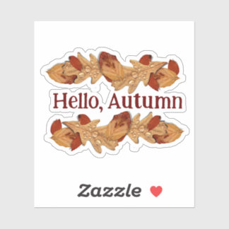 Hello, Autumn Leaves Sticker