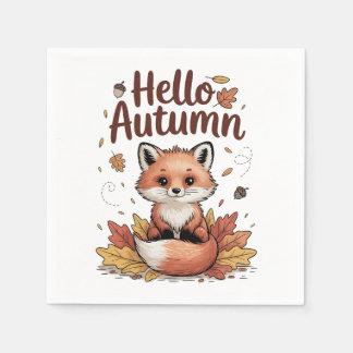 Hello Autumn Napkins